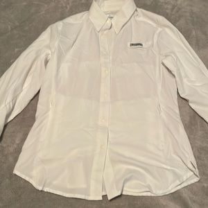 White Colombia Fishing/Outdoor shirt